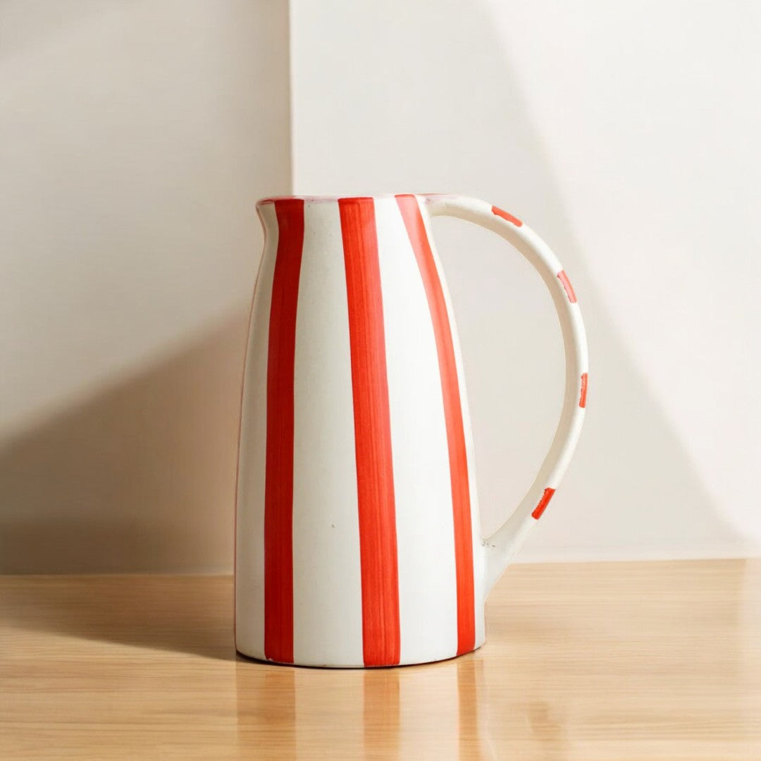Handmade Modern Pitcher Vase - Tall