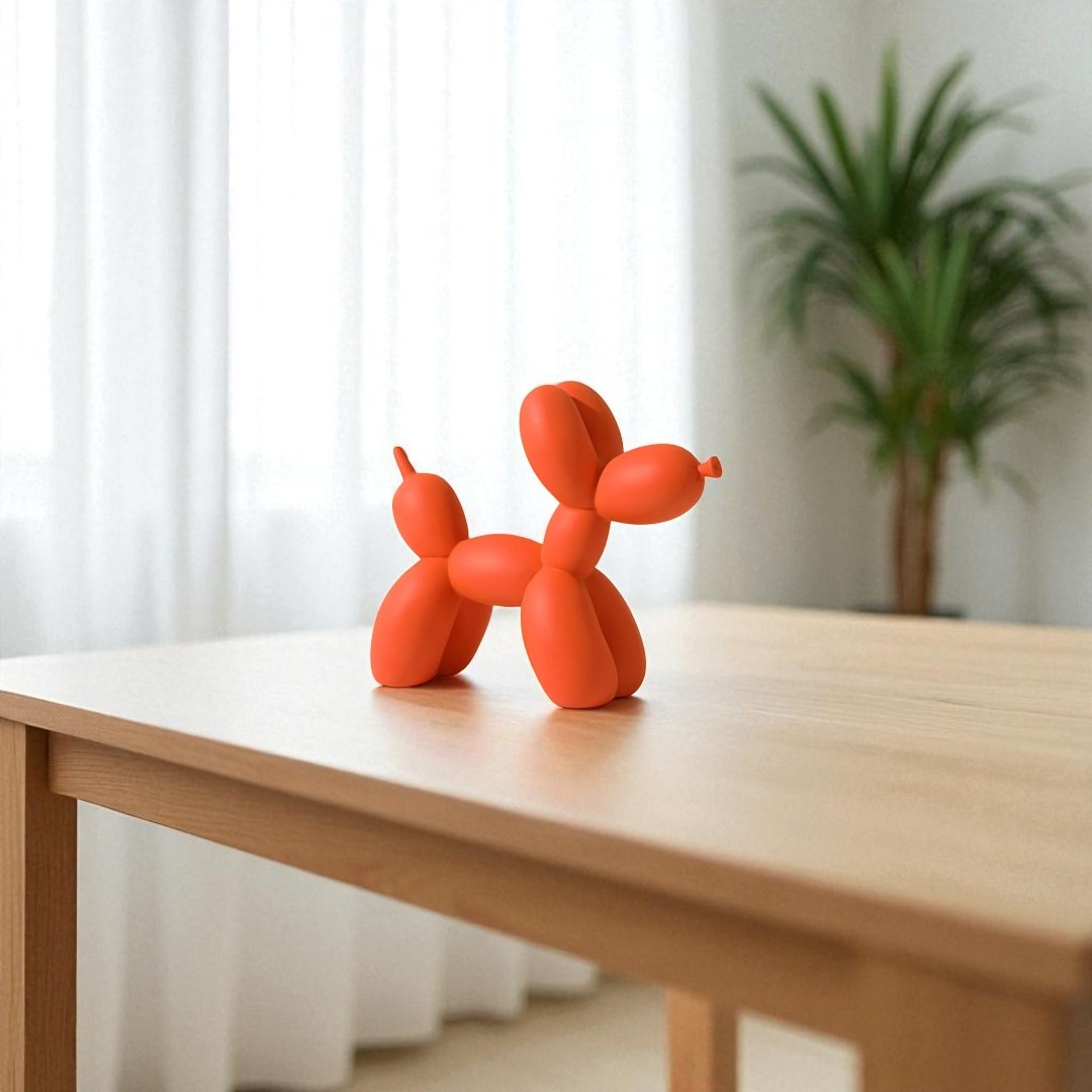 Balloon Dog Figurine (Orange)