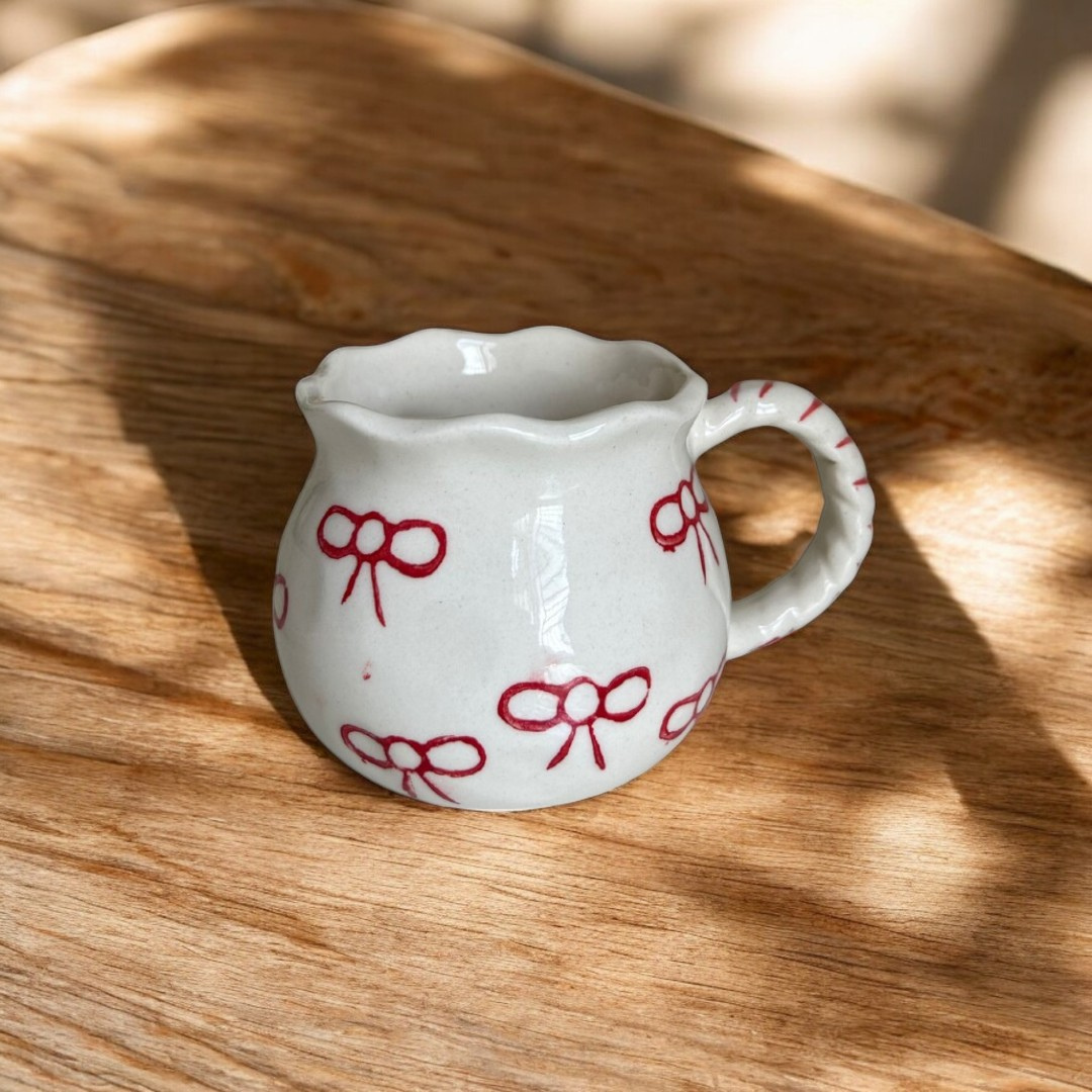 Cute Bow Coffee Mug - Set of 2