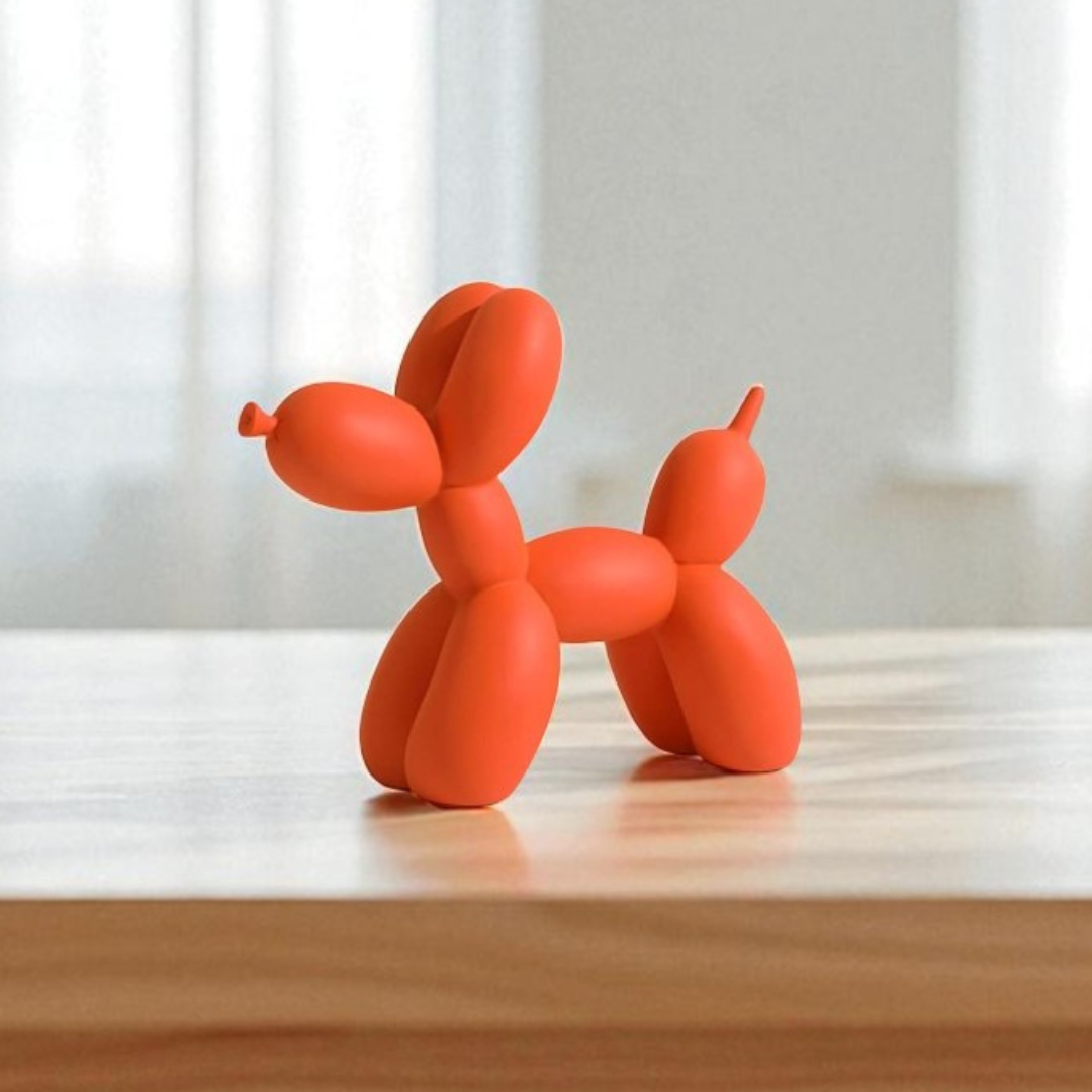 Balloon Dog Figurine (Orange)