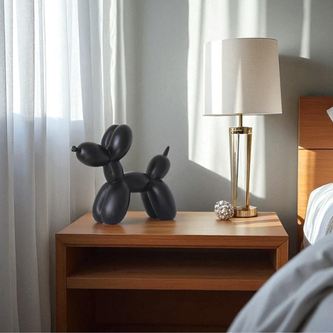 Balloon Dog Figurine (Black)