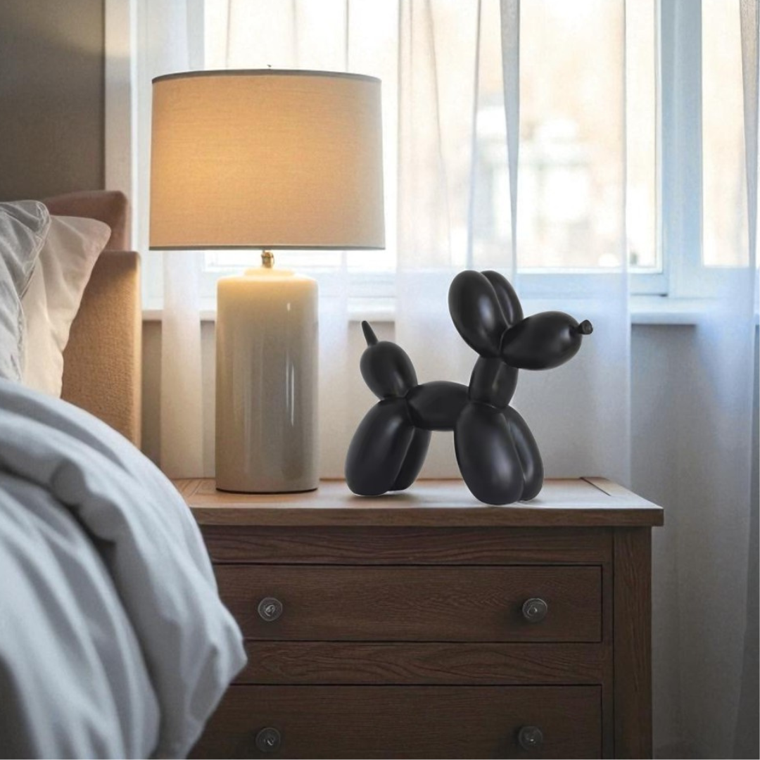 Balloon Dog Figurine (Black)