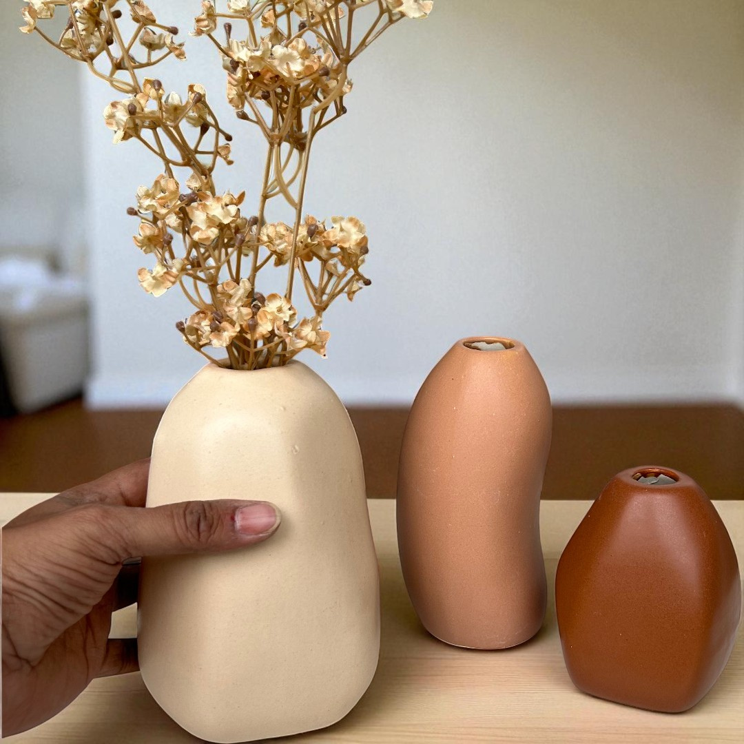 Abstract Vase Set of 3