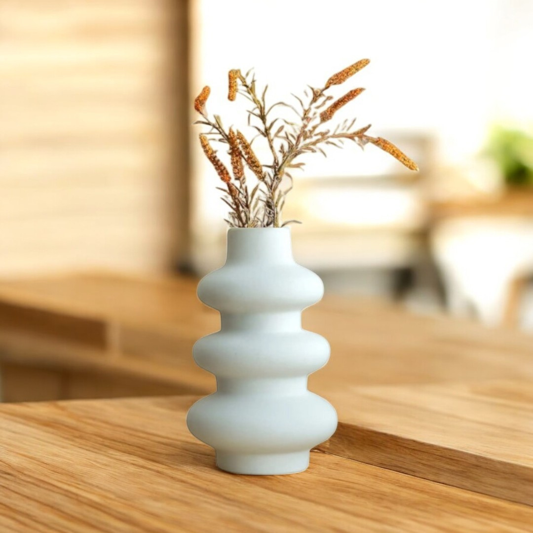 Ripple Vase - White