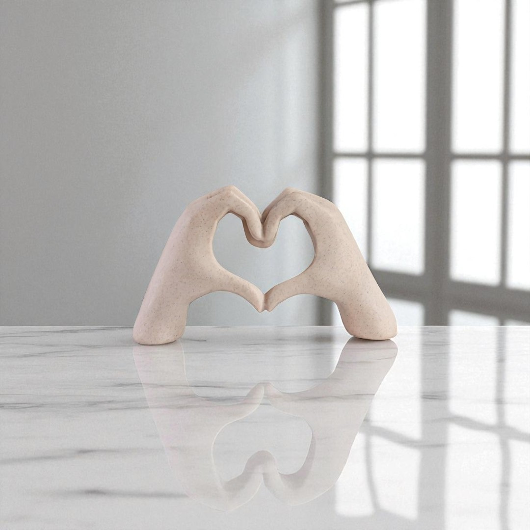 Heart Gesture Sculpture