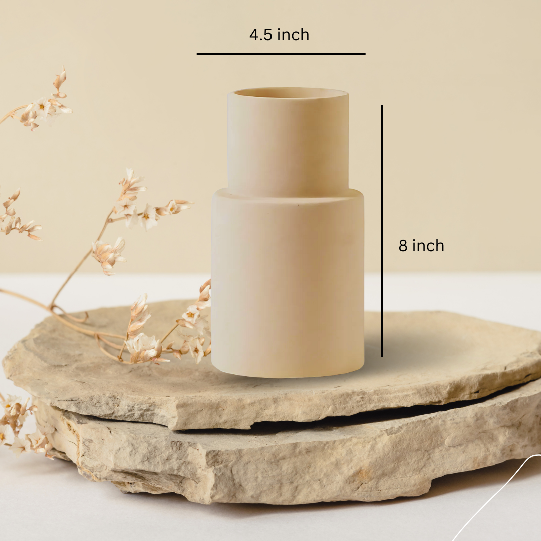 Minimalist Heaven Vase - Biege