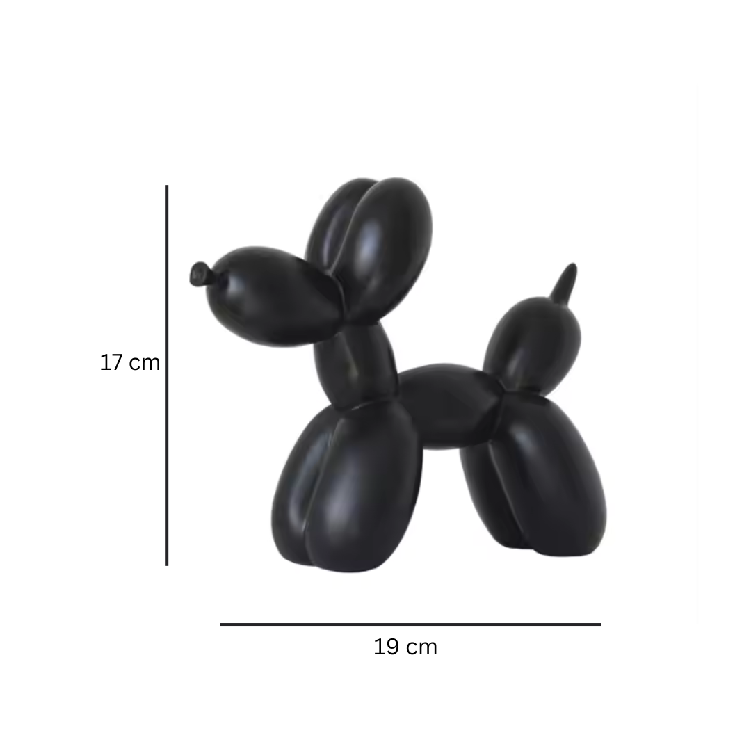 Balloon Dog Figurine (Black)