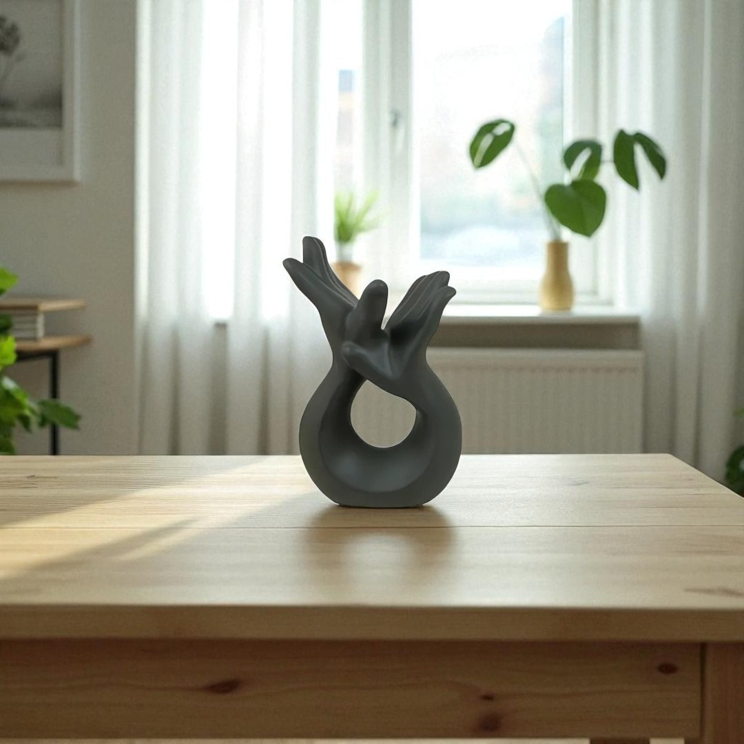 Hand Sculpture Decor - Black