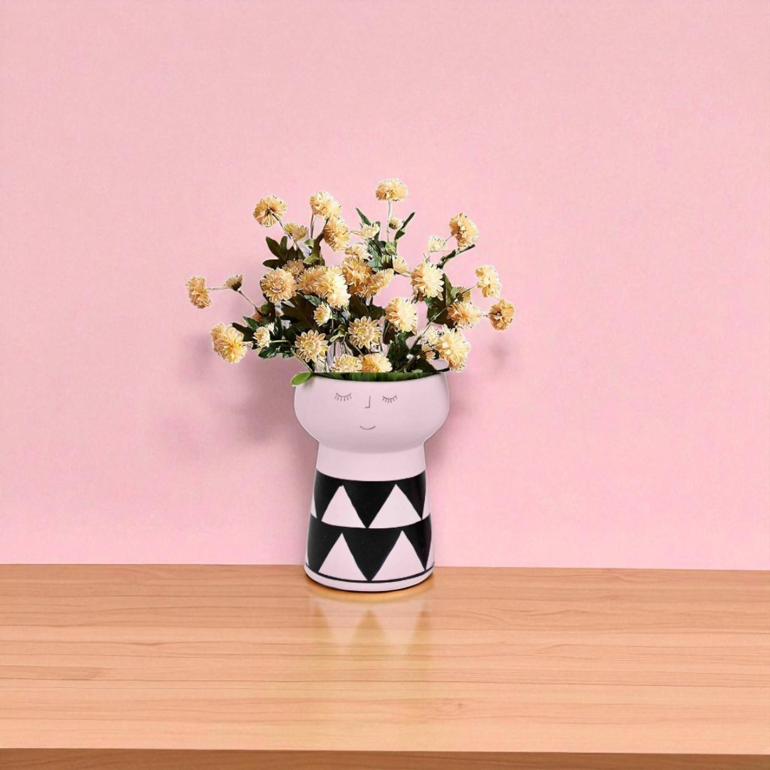 Cute Couple Face Vase - Set of 2