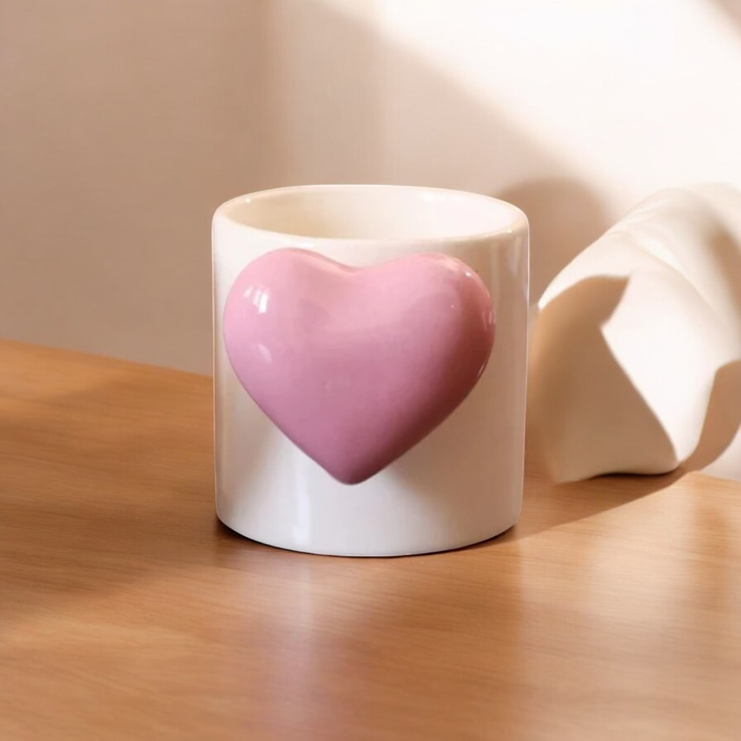 Pop Heart Coffee Mug - Set of 2