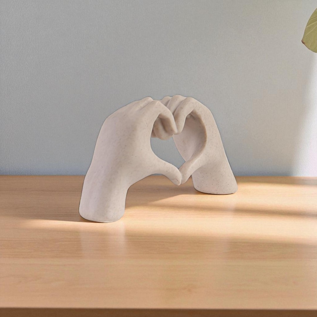 Heart Gesture Sculpture