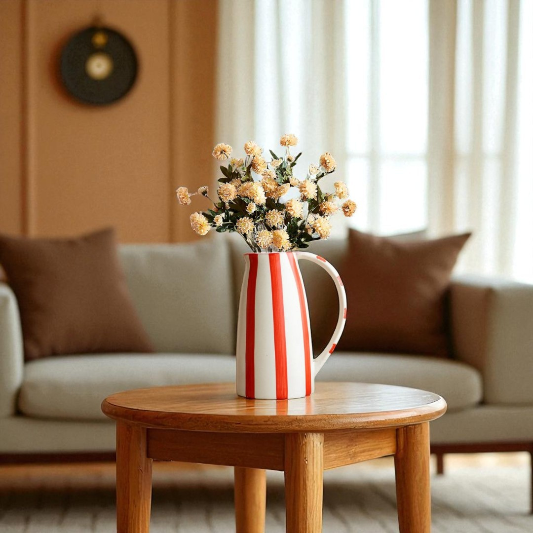 Handmade Modern Pitcher Vase - Tall