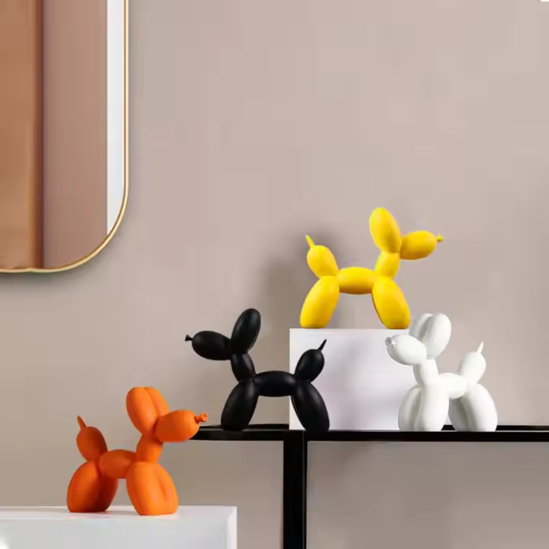 Balloon Dog Figurine (White)