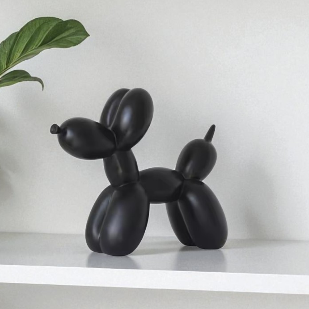 Balloon Dog Figurine (Black)