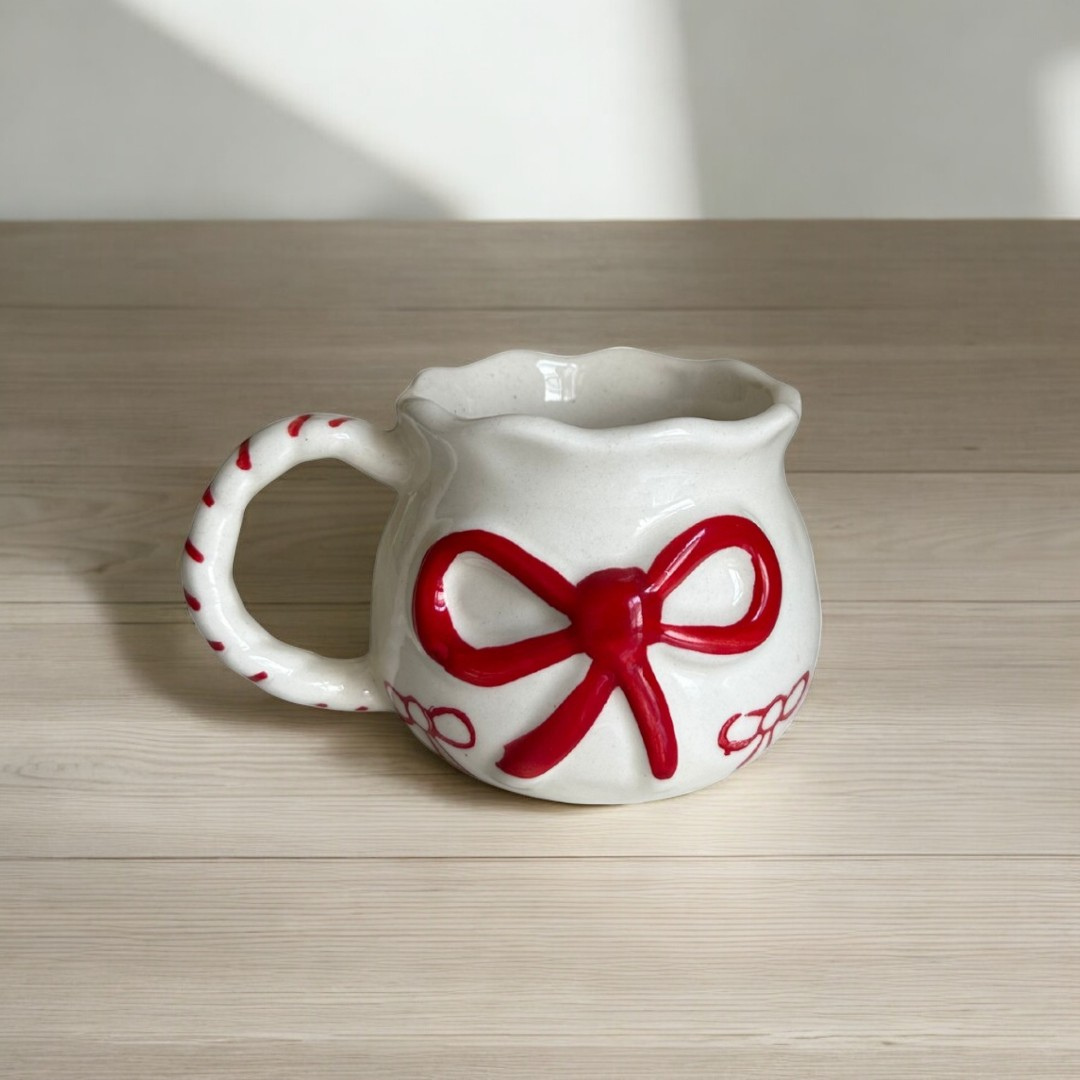 Cute Bow Coffee Mug - Set of 2