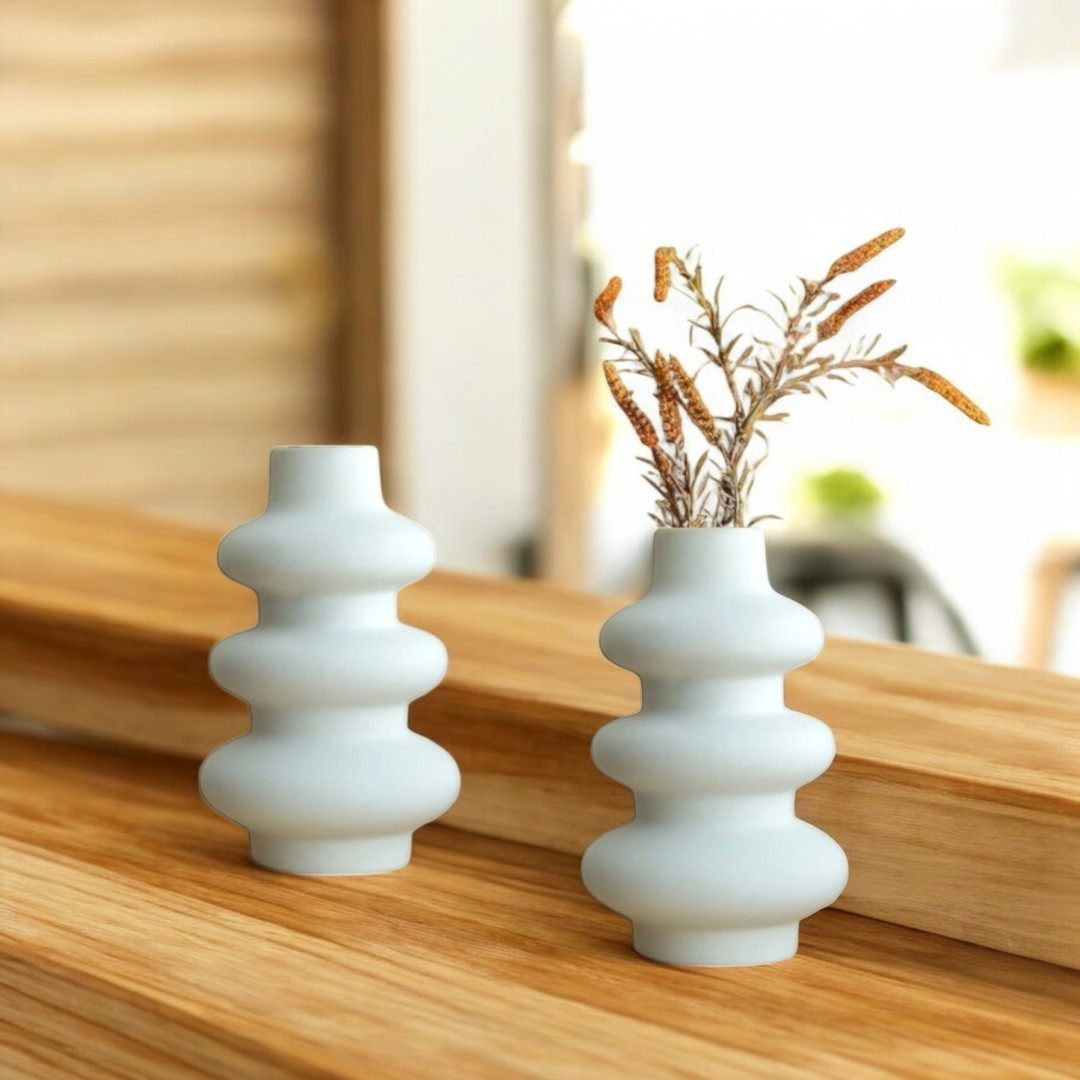 Ripple Vase - White