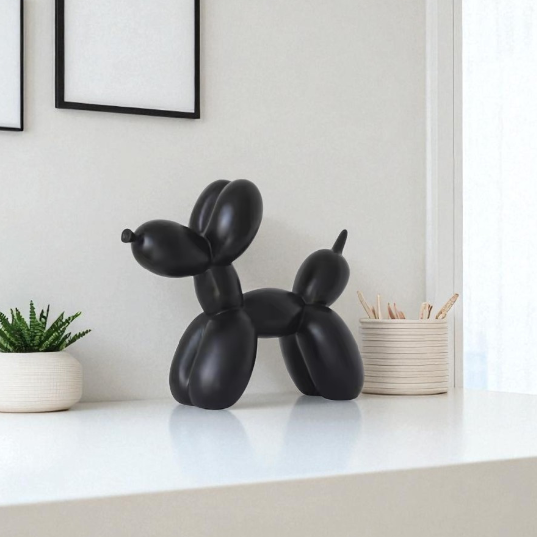 Balloon Dog Figurine (Black)