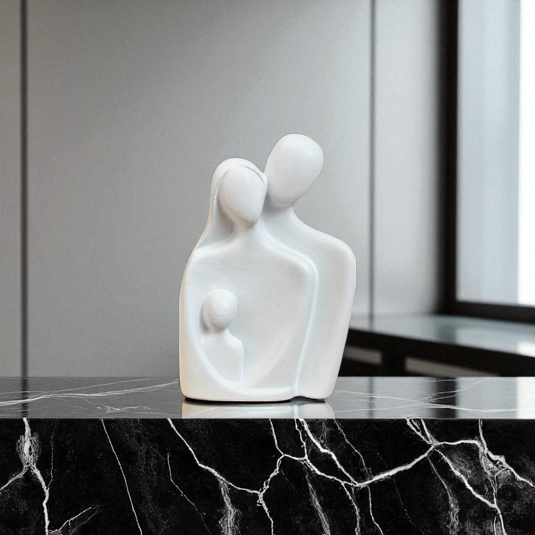 Minimalist Family of Three Sculpture