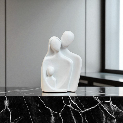 Minimalist Family of Three Sculpture