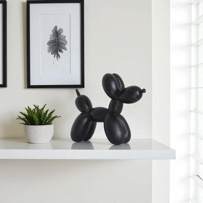 Balloon Dog Figurine (Black)