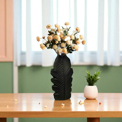 Sculpted Leaf Vase - Set of 2