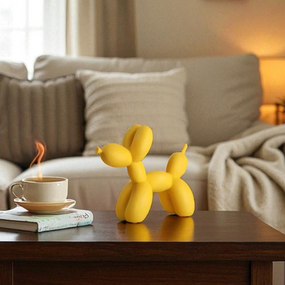 Balloon Dog Figurine (Yellow)
