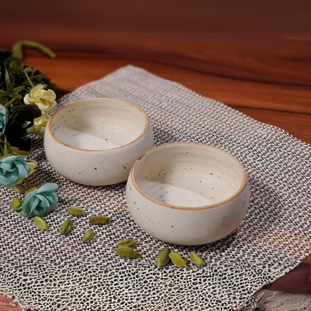 Serene Speckle Dip Bowl (2 pieces)