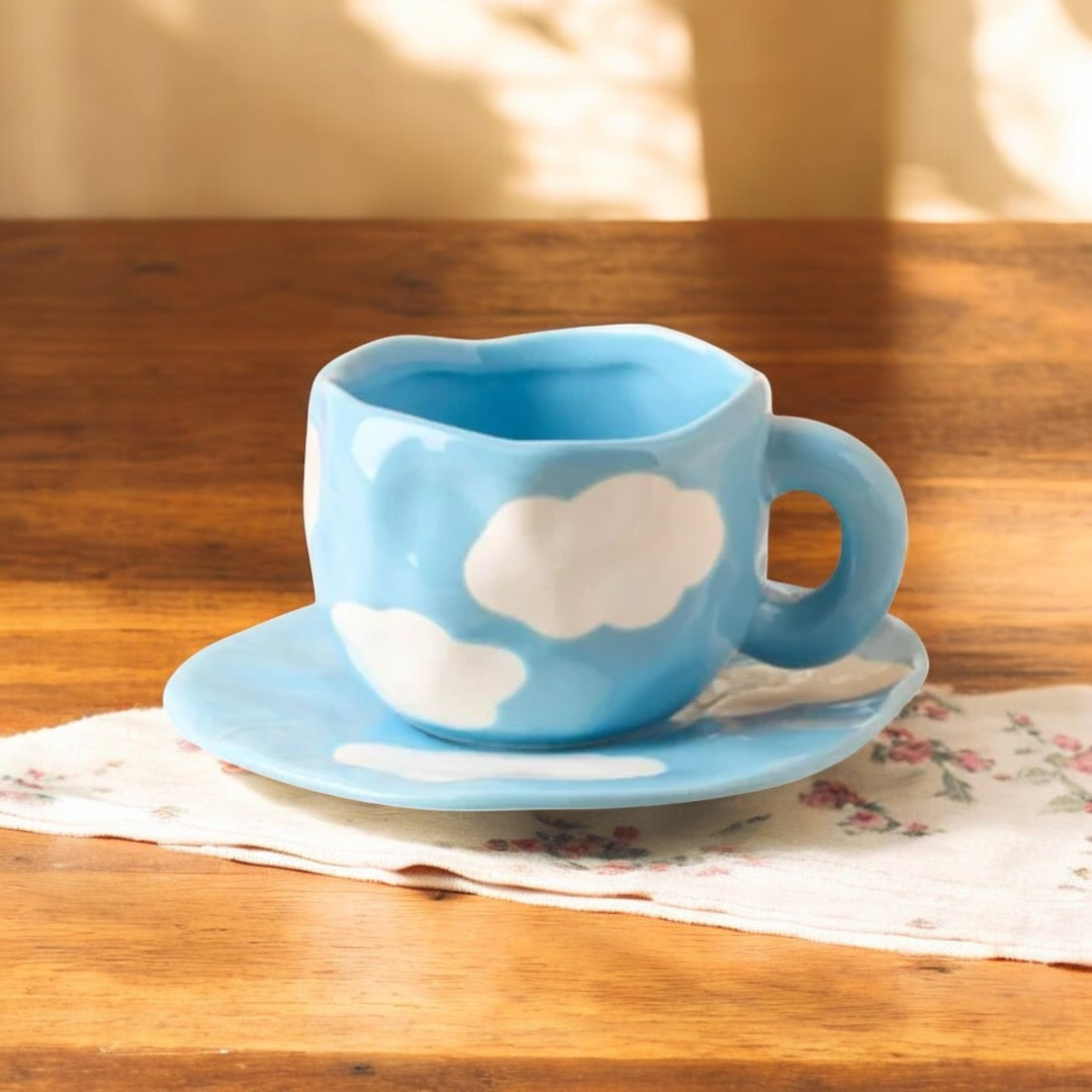 Blue Sky Cup & Saucer