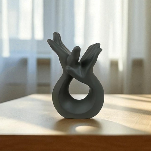 Hand Sculpture Decor - Black