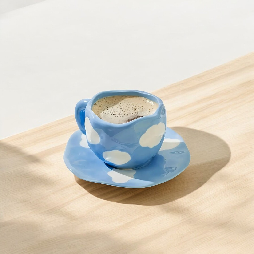 Blue Sky Cup & Saucer