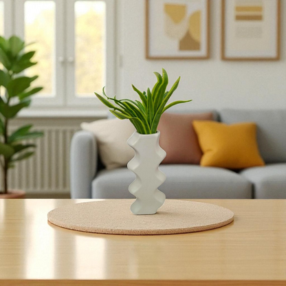 Waveform Ceramic Vase