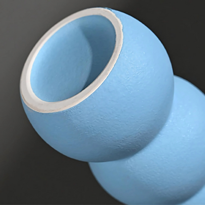 Bubble Ceramic Vase - Matte Blue