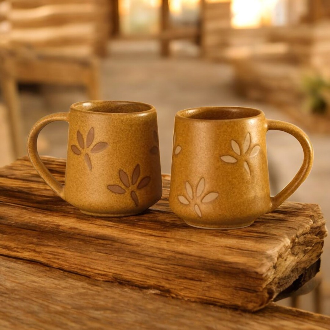 Glazed Petal Mug