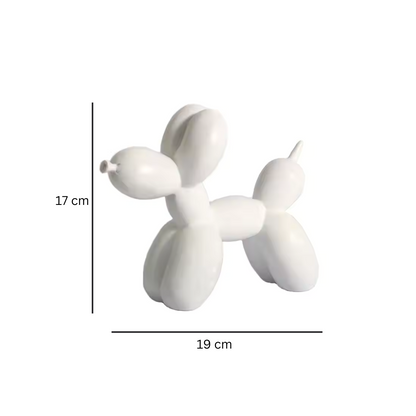 Balloon Dog Figurine (White)