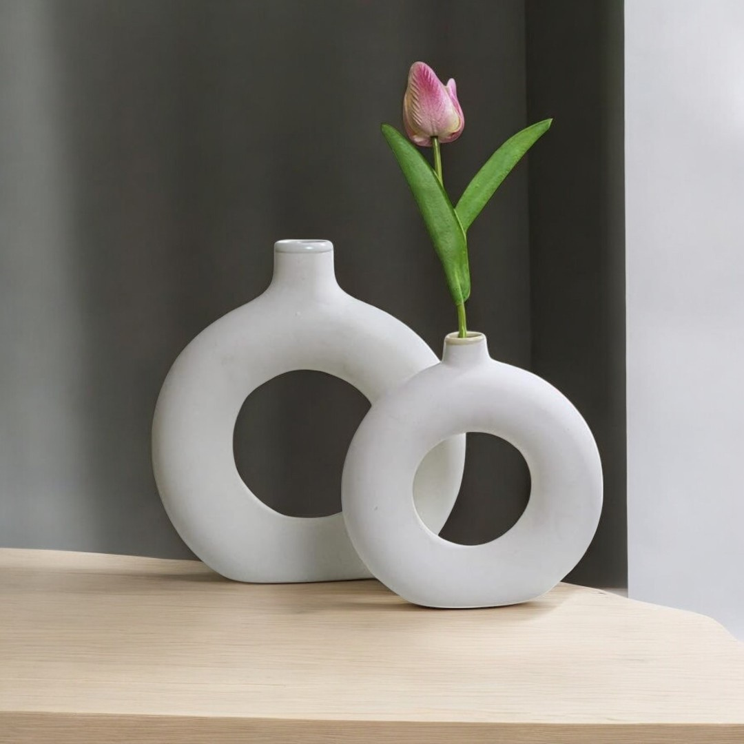 Donut Vase Set of 2