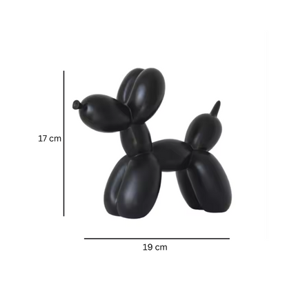 Balloon Dog Figurine (Black)