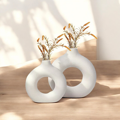 Donut Vase Set of 2