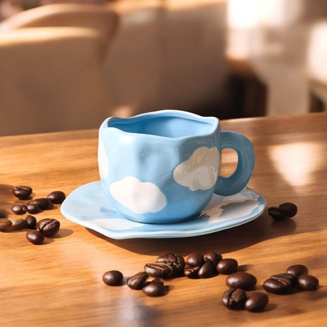 Blue Sky Cup & Saucer