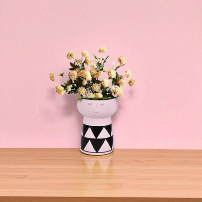 Cute Couple Face Vase - Set of 2