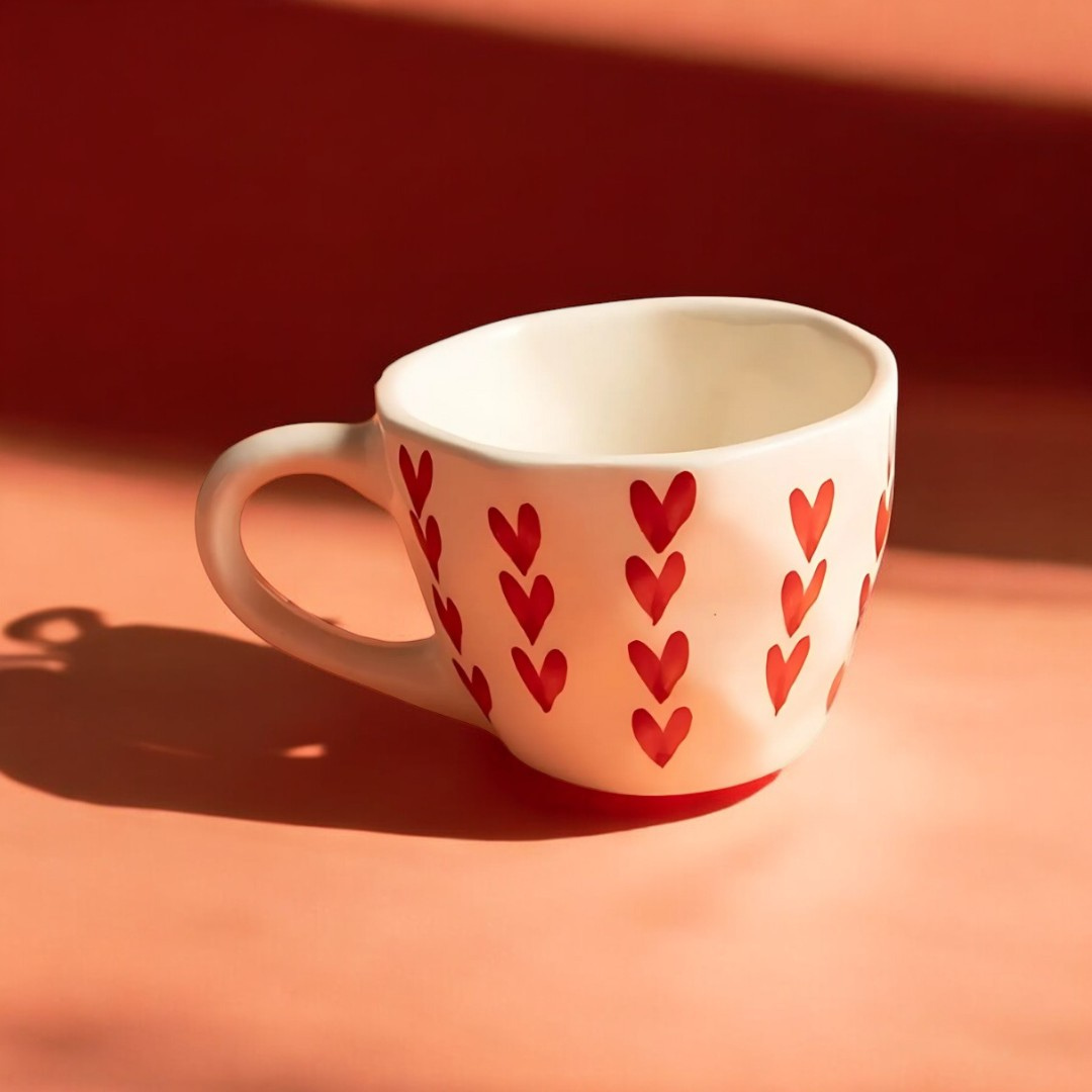 Heart Printed Mug