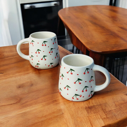 3D Cherry Printed Mug