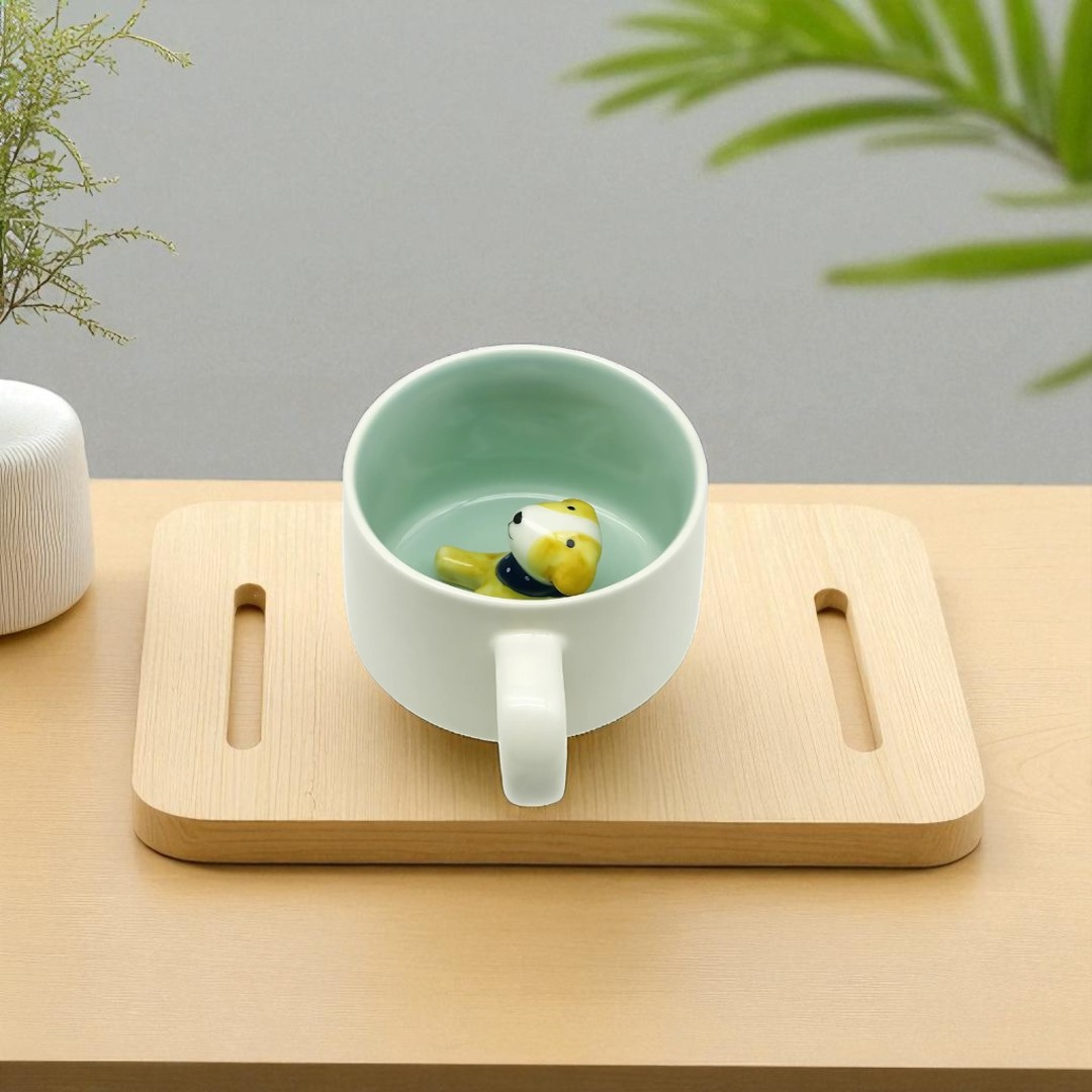 Peek-a-Pup Ceramic Mug