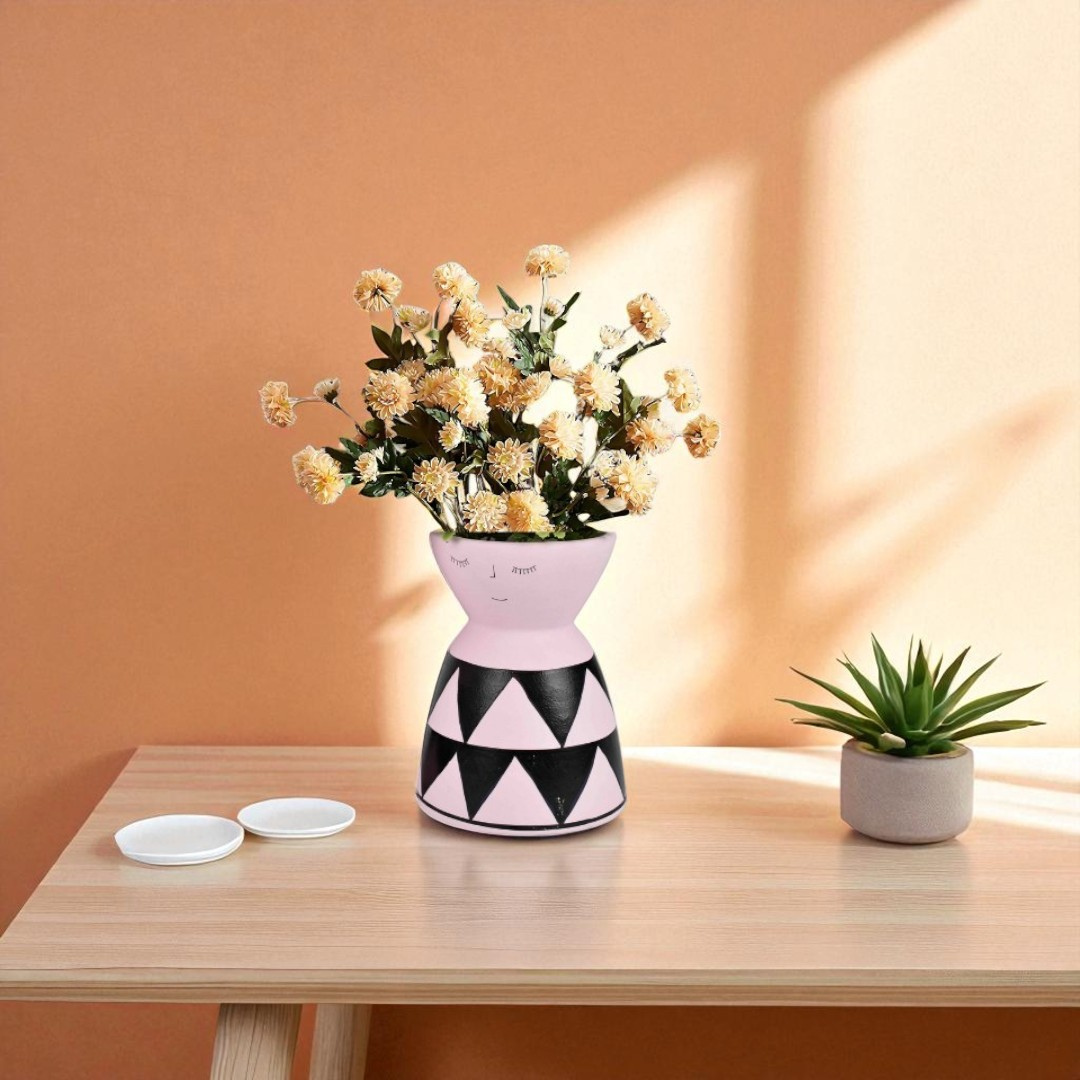 Cute Couple Face Vase - Set of 2