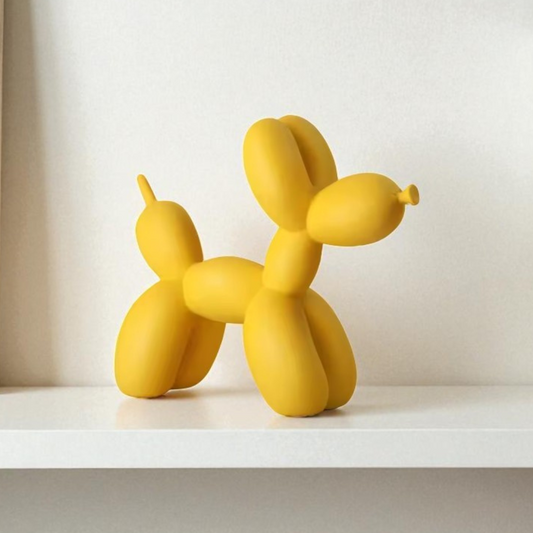 Balloon Dog Figurine (Yellow)