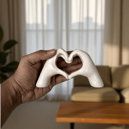 Heart Gesture Sculpture